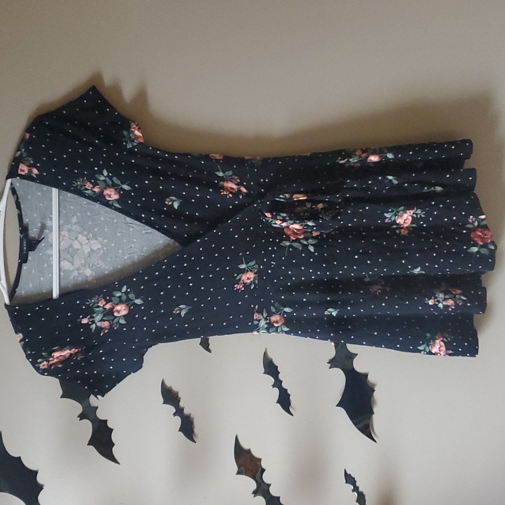 Black Floral Dress
